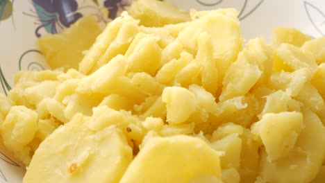 chopped potatoes