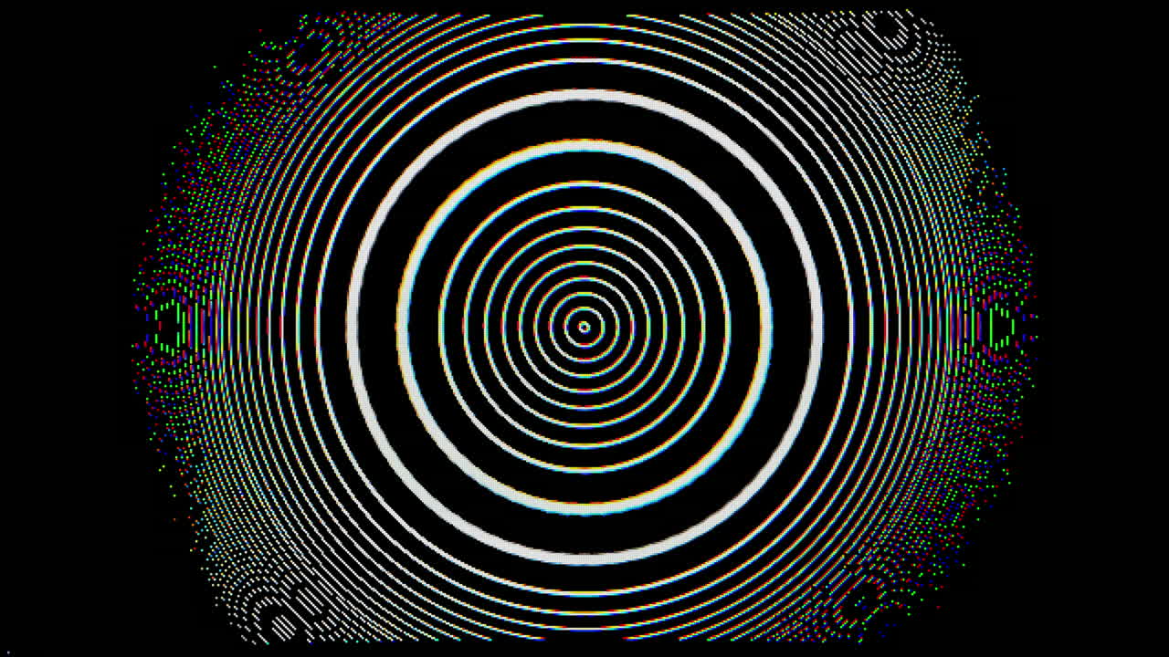 patrón circular abstracto