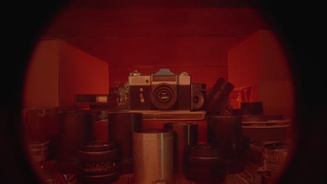 vintage camera and accessories
