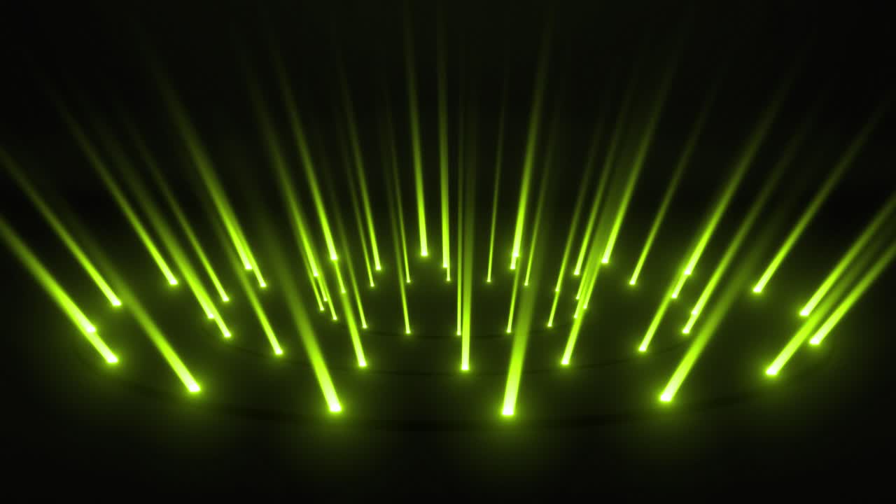 Green Spotlight Stage