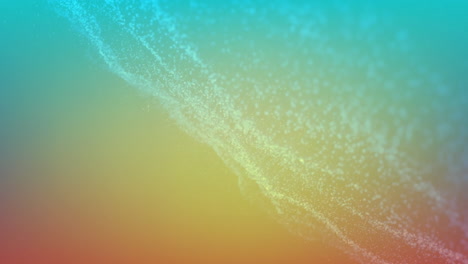 animation of blue spots on colourful background