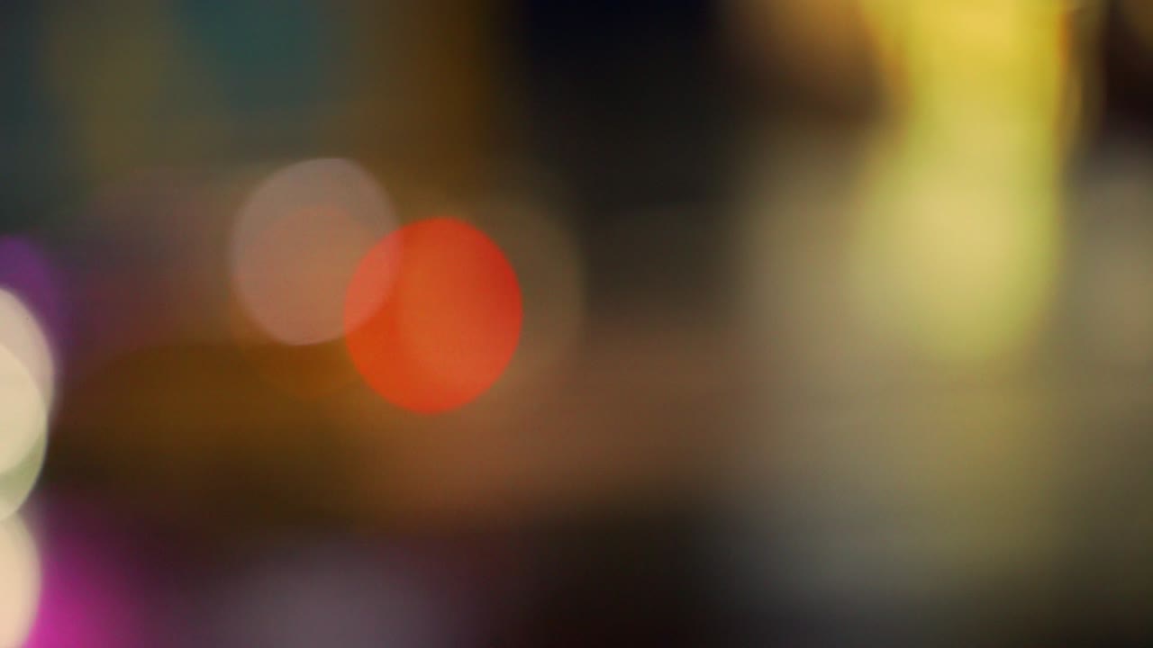 Christmas lights. Multi-colored background.