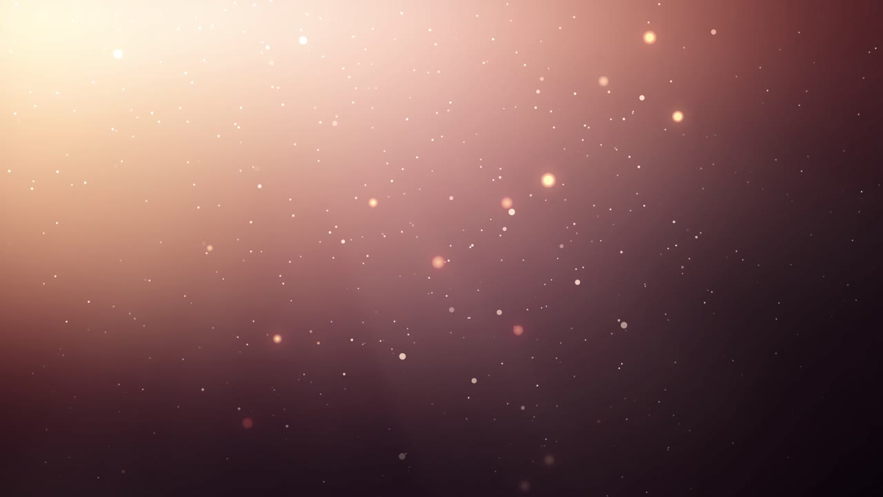Abstract Background: Glowing Stardust and Shimmering Beams - Enchanted Bokeh Symphony