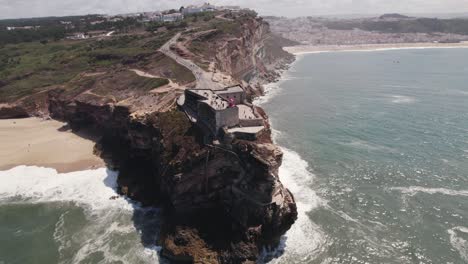 Fortaleza-De-San-Miguel-Arcángel,-Nazare