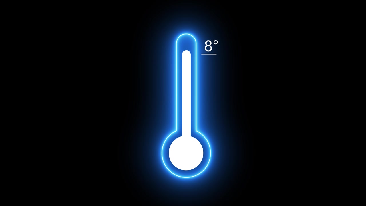 Thermometer with temperature