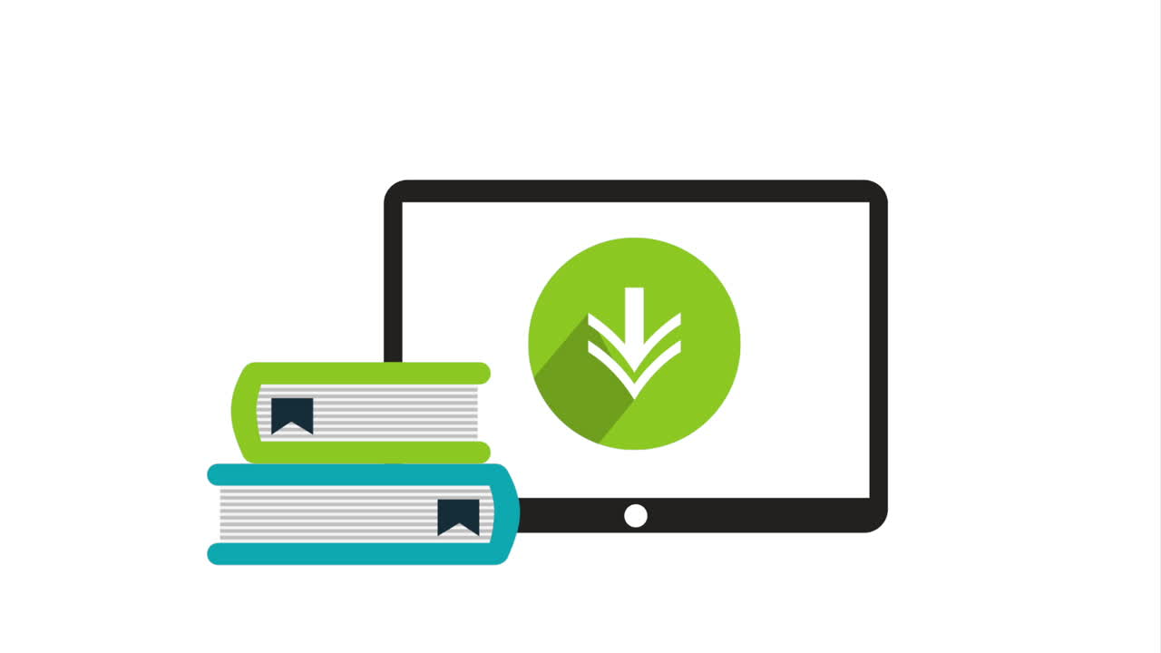descargar diseño de libros electrónicos, animación de video