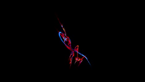 fondo de movimiento abstracto de patrón rojo