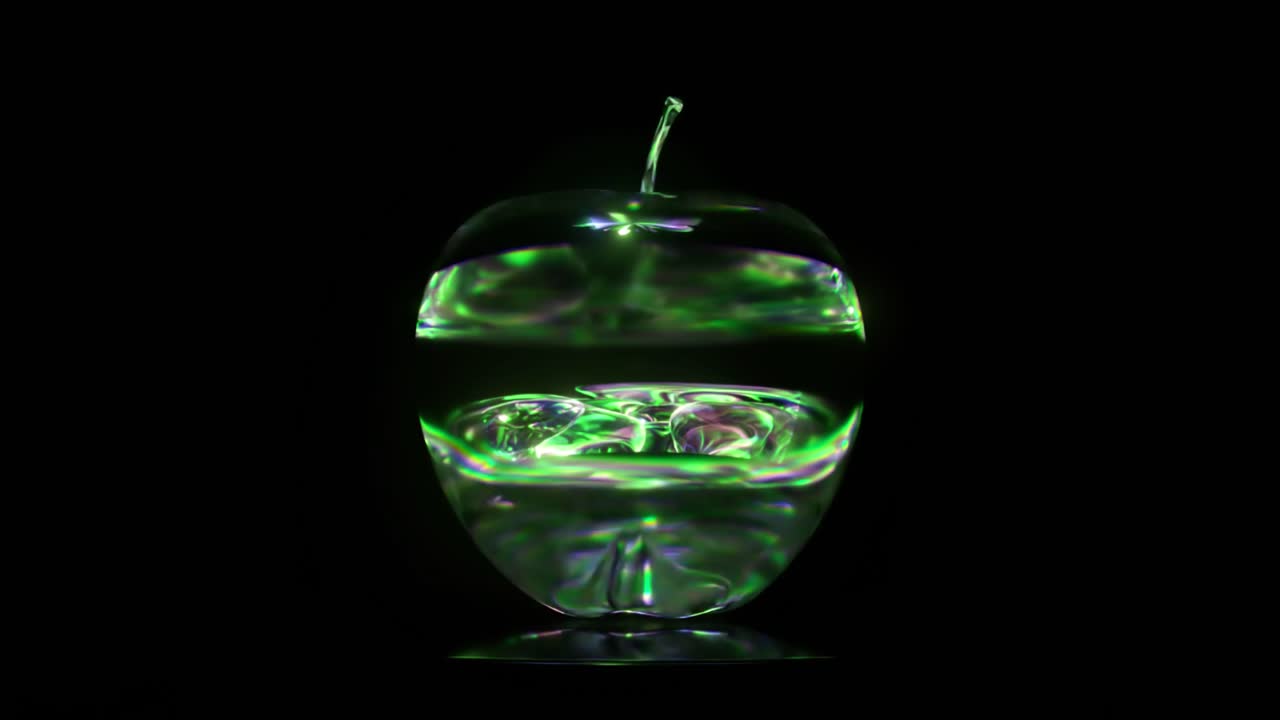 manzana verde brillante