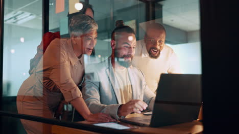 collaboration, success and a business team