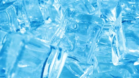 ice cubes closeup, abstract background.