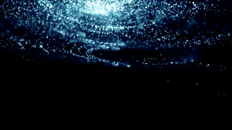 partículas de polvo abstracto luz bokeh títulos de movimiento bucle de fondo cinematográfico