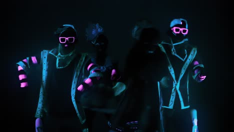 neon glow dance performance
