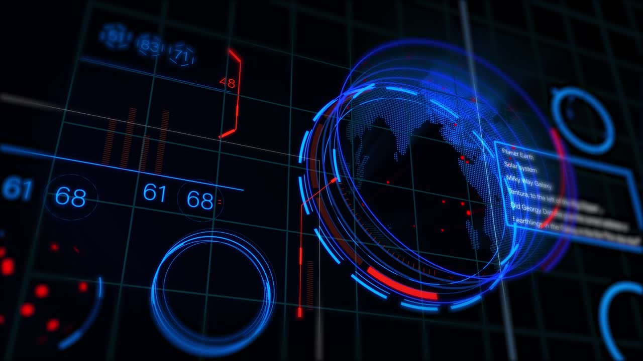 el bucle de ciencia ficción futurista