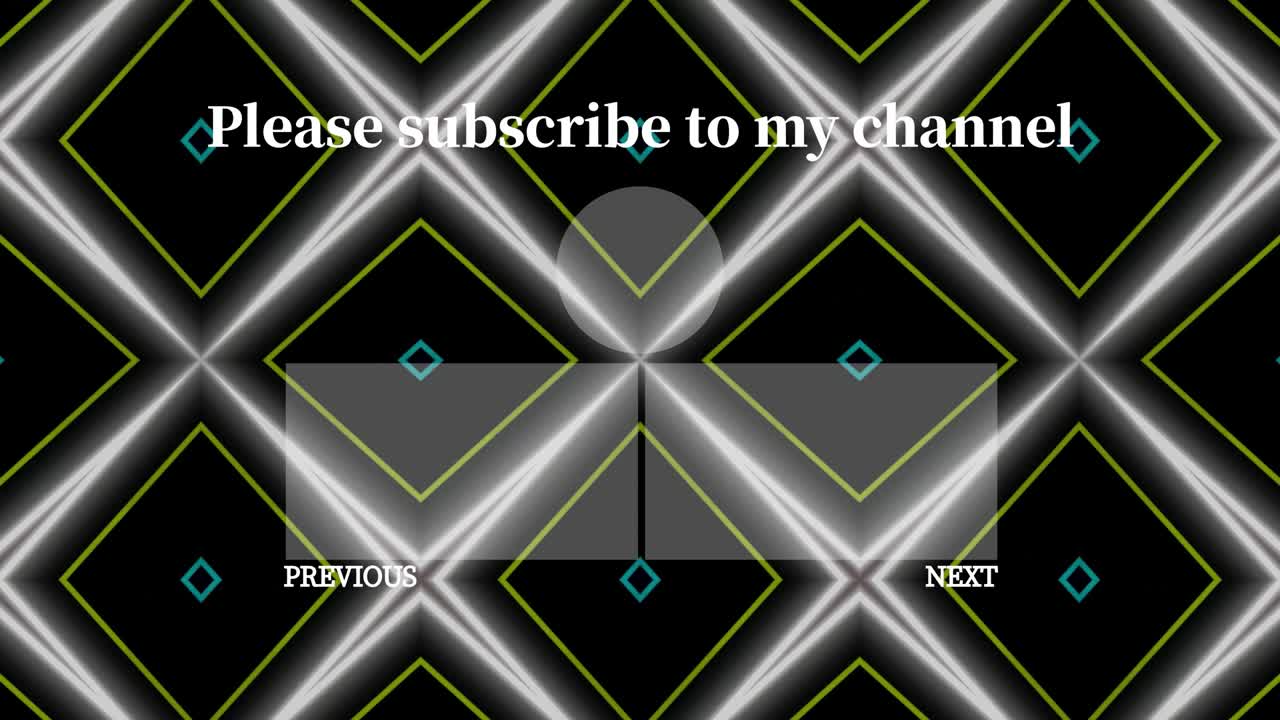 네온 표지판 패턴 엔드 카드 엔딩 스크린 모션 그래픽