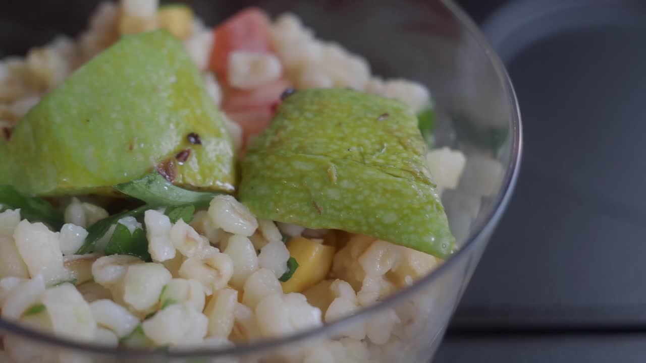 Apple and grain salad