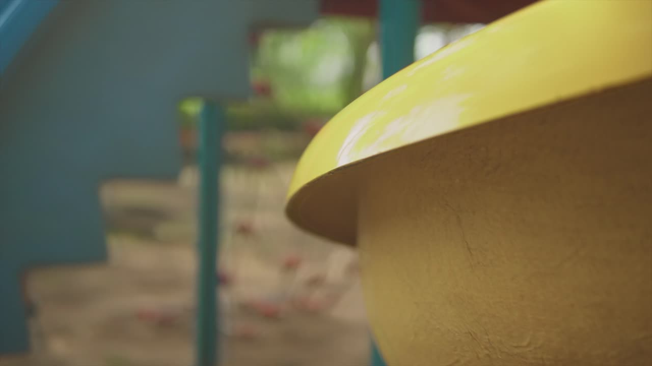 a boy joyfully running and explores Goa's bustling amusement park, relishing thrilling rides and vibrant colors, immersed in a world of excitement and adventure