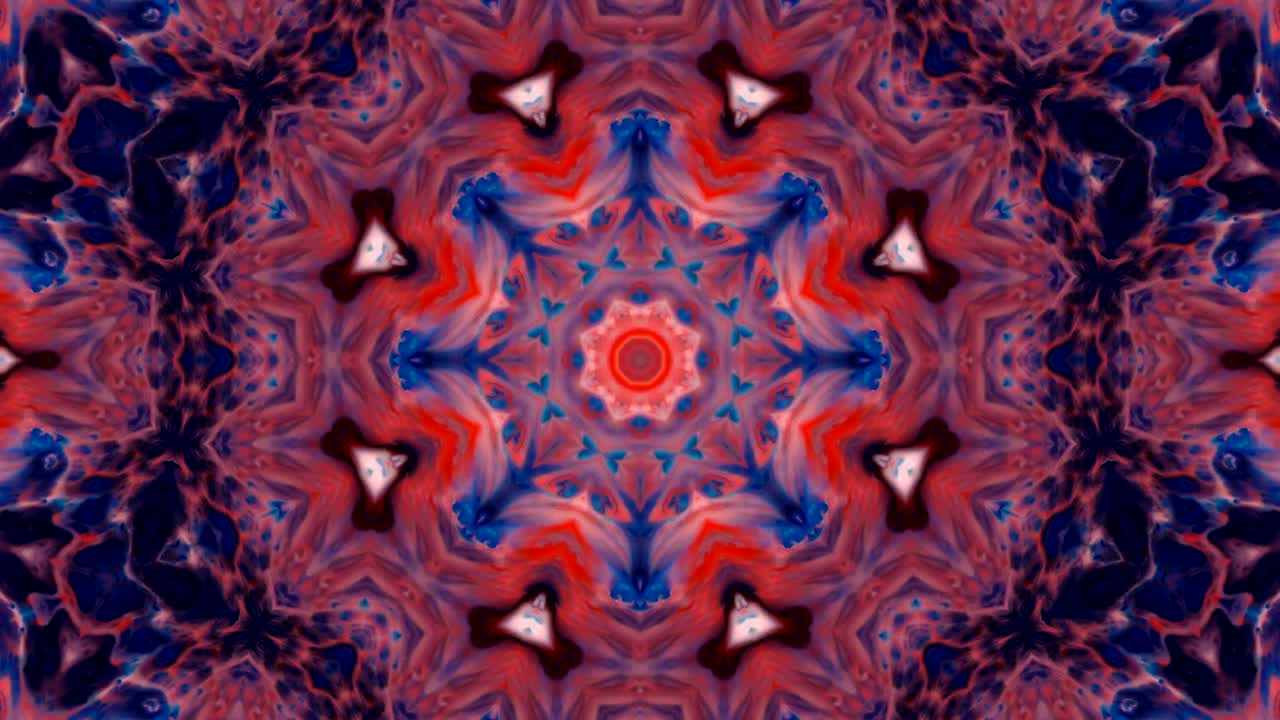 movimiento de fondo de kaleidoscopio abstractamente colorido