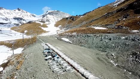 Shooting-Auf-Dem-Skigebiet-@remarkable-In-Queenstown,-Neuseeland,-Mit-DJI-Mavic-Pro