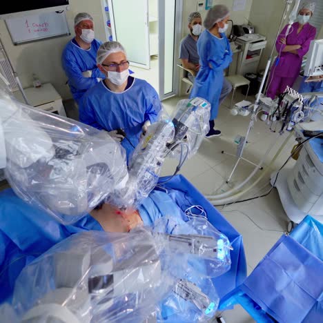 da vinci surgery. medical operation involving robot. future of medicine