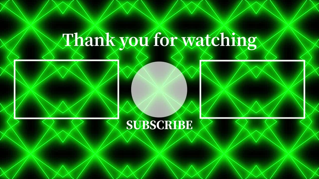 기하학적 패턴 검은 배경 엔드 카드 모션 그래픽