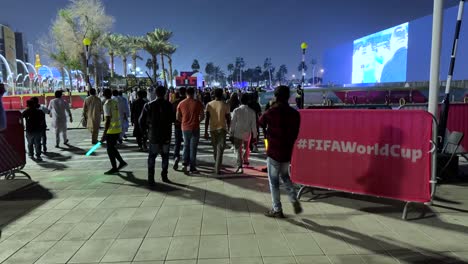 the whole qatar was full of color and smell of the world cup