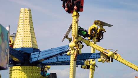 spinning ride at amusement park