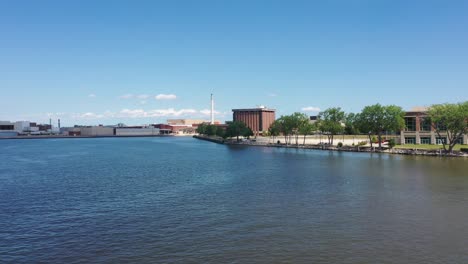 green bay wisconsin aerial view