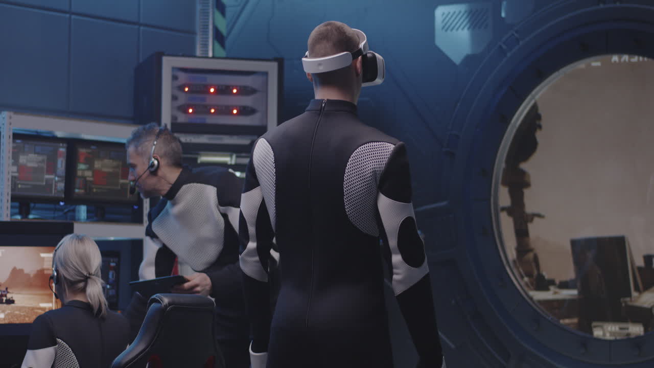 Space Mission Control Room - VR Simulation