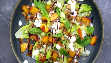 Nectarine-grain-salad