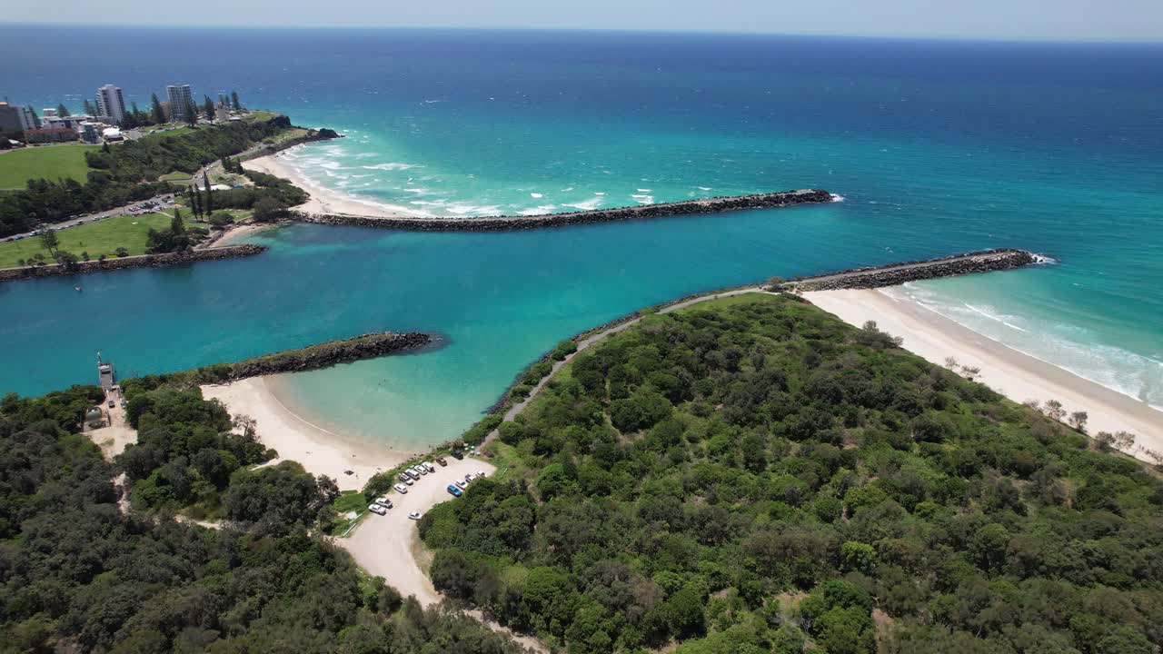 아름다운 해변 과 해안선 의 공중 풍경