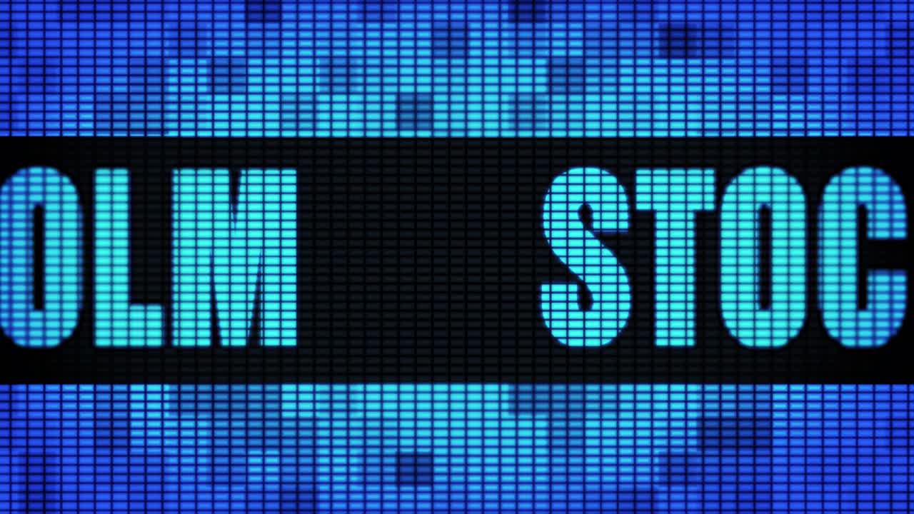 Stockholm Stock Display on LED Screen