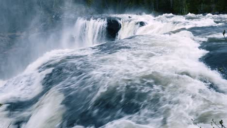 ristafallet waterfall in the western part of jamtland is listed as one of the most beautiful waterfalls in sweden.