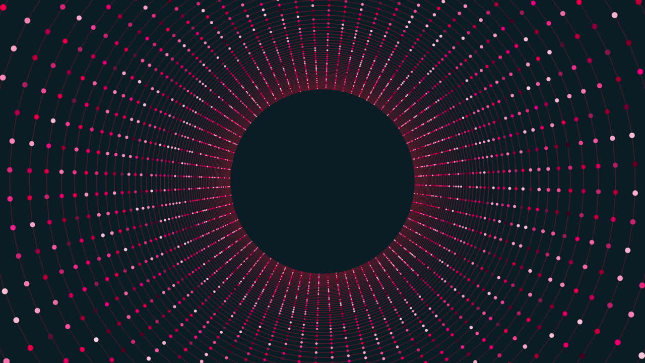 intrincado y llamativo patrón de puntos circulares en fondo negro
