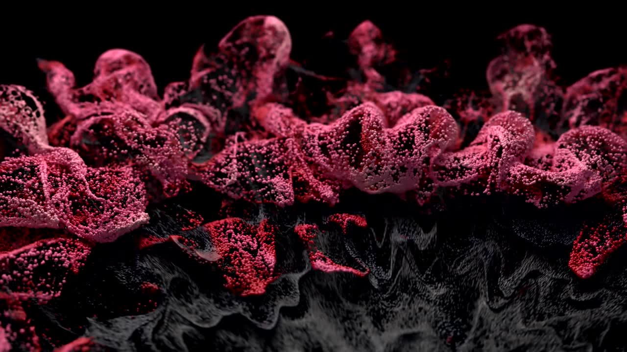 Unique Particle Explosion. 4K.