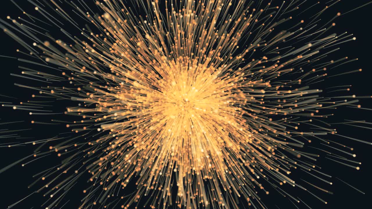 입자 폭발 구름.