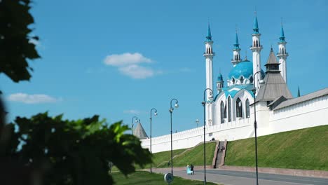 mosque in a european city