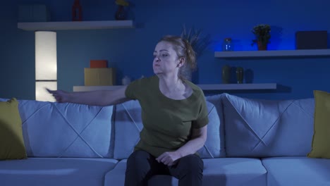 un psicópata con un cuchillo.