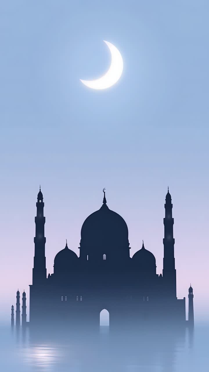 Eid al-Adha Moschea Sfondo islamico 4K
