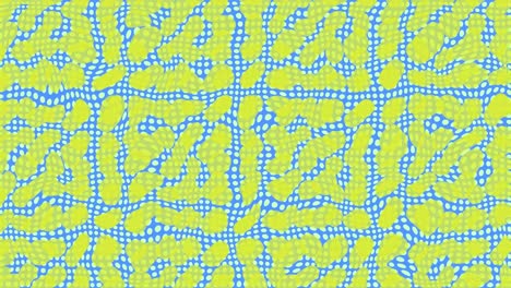 colorido trippy 2d psicodélico fondo abstracto animación gráficos de movimiento patrón de forma geométrica azul amarillo verde