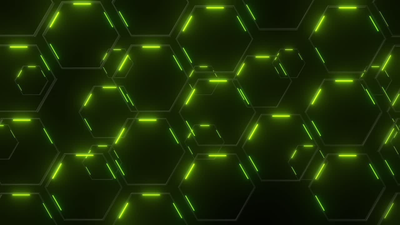 patrón hexagonal resplandeciente abstracto