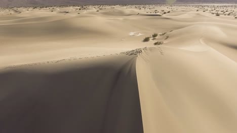a huge sand dune in the desert of california