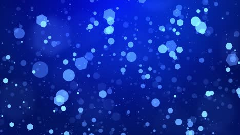 abstract magic glowing dust blue particles flowing loop 4k 3d background.