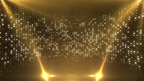 4k loop stage led lighting animation of new year dance celebration performance award party singing