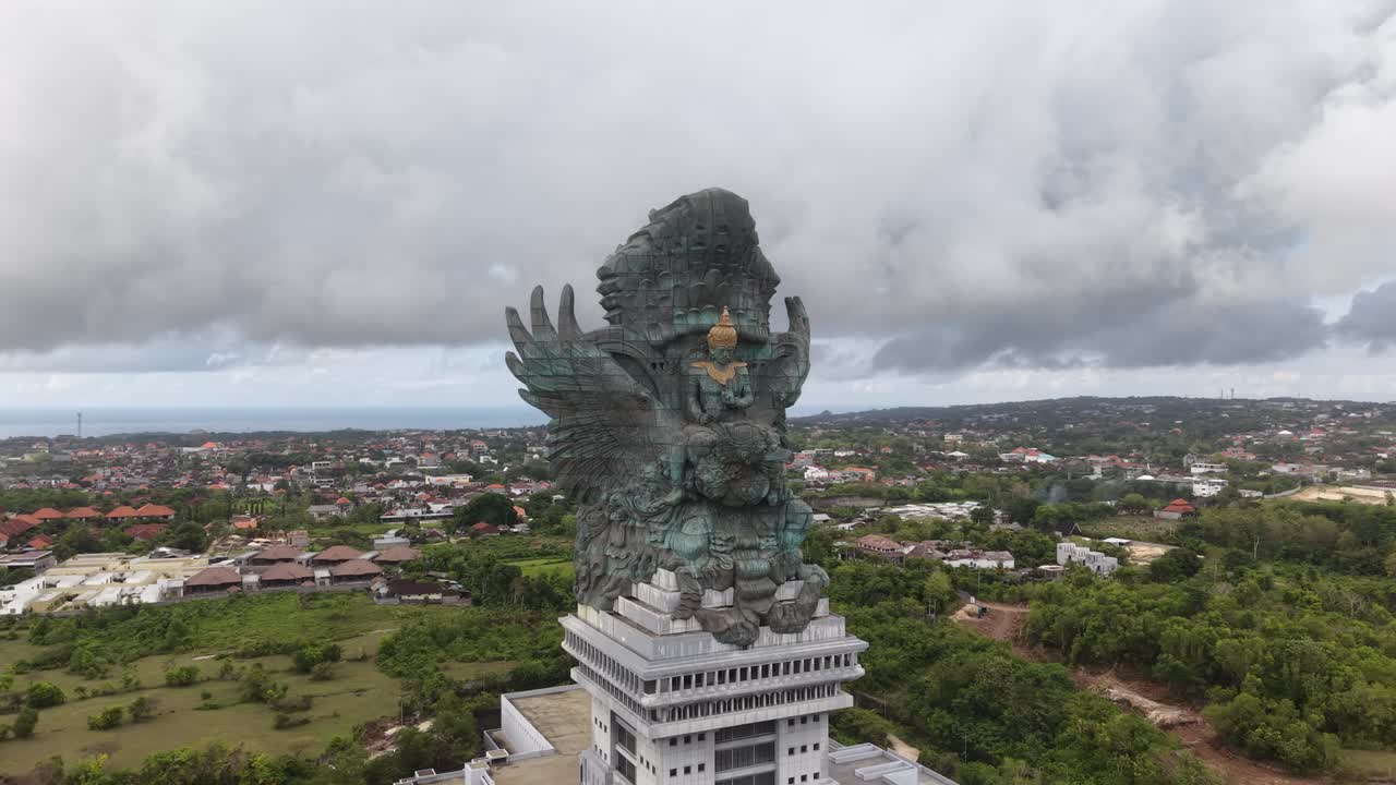 Pemandangan Udara Patung Garuda Wisnu Kencana di Bali