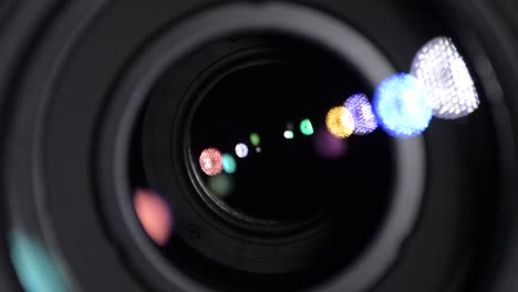 lens reflex camera shooting