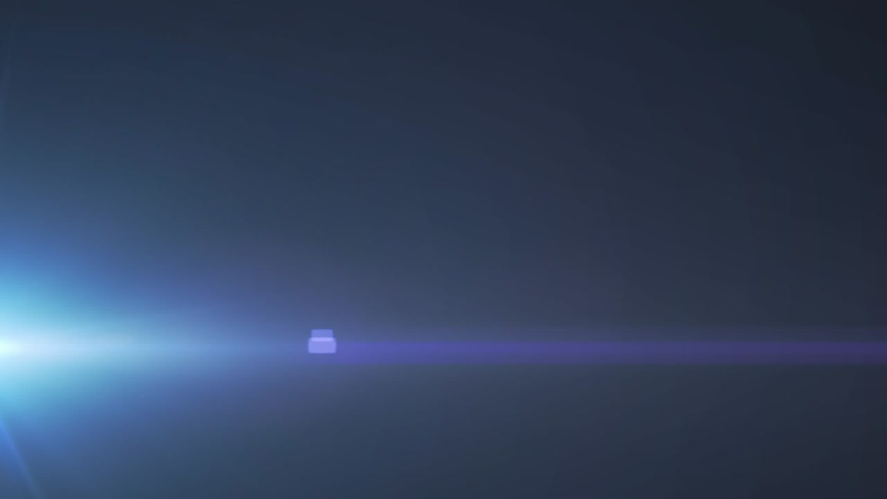 Animation of light spots over black background