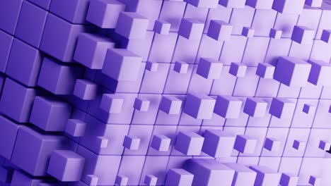 purple cubes abstract 3d background