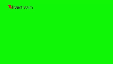 chromakey live stream motion graphic elements with removal green screen background