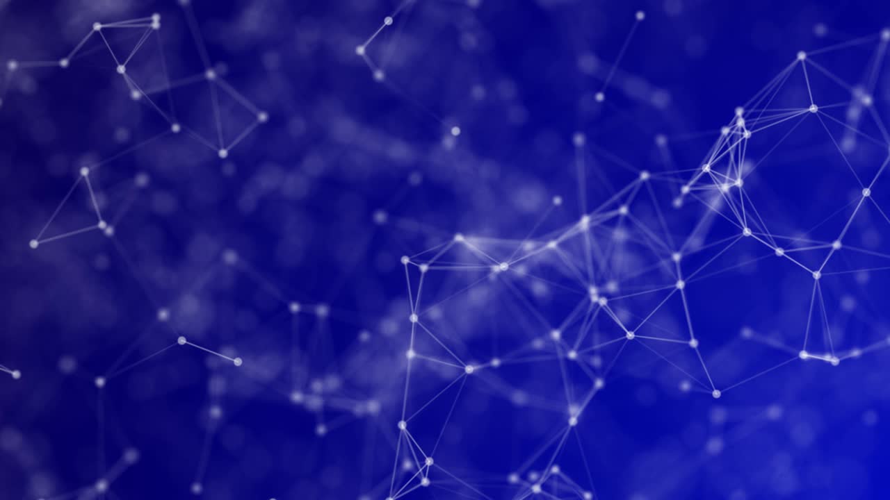 4k abstract futuristic data connections background - comunicación de los puntos entre sí - concepto de tecnología - abstract geometric triangles background - abstract web background - digital abstract background connections with copy space - navy