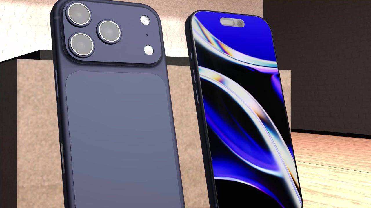Mockup del dispositivo 17 Pro Max